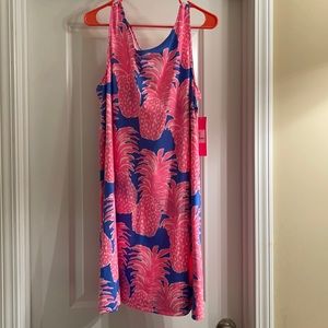 NWT Lilly Pulitzer Kristen Dress - Blue Haven Little Flamingo